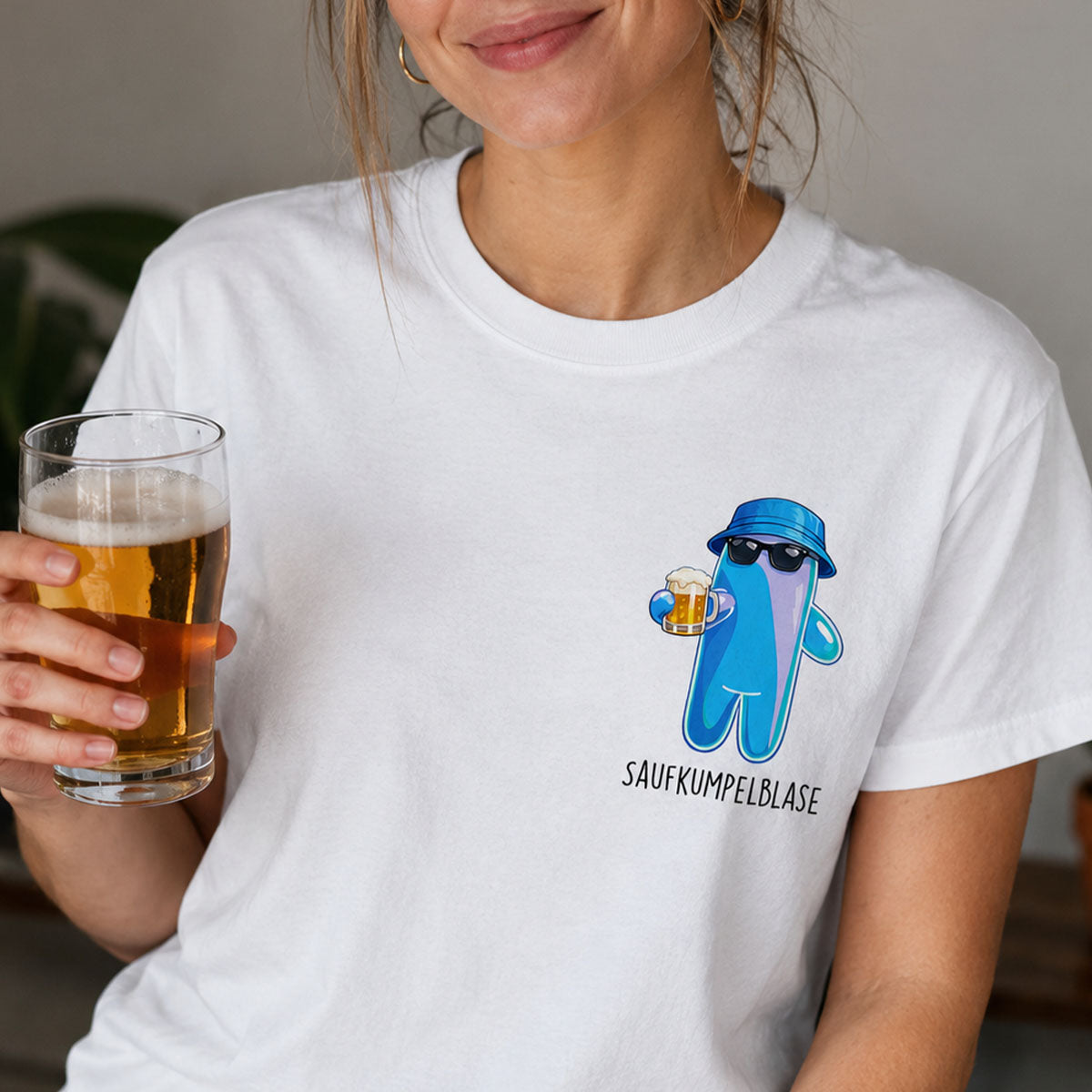 SAUFKUMPELBLASE - Premium T-Shirt Unisex
