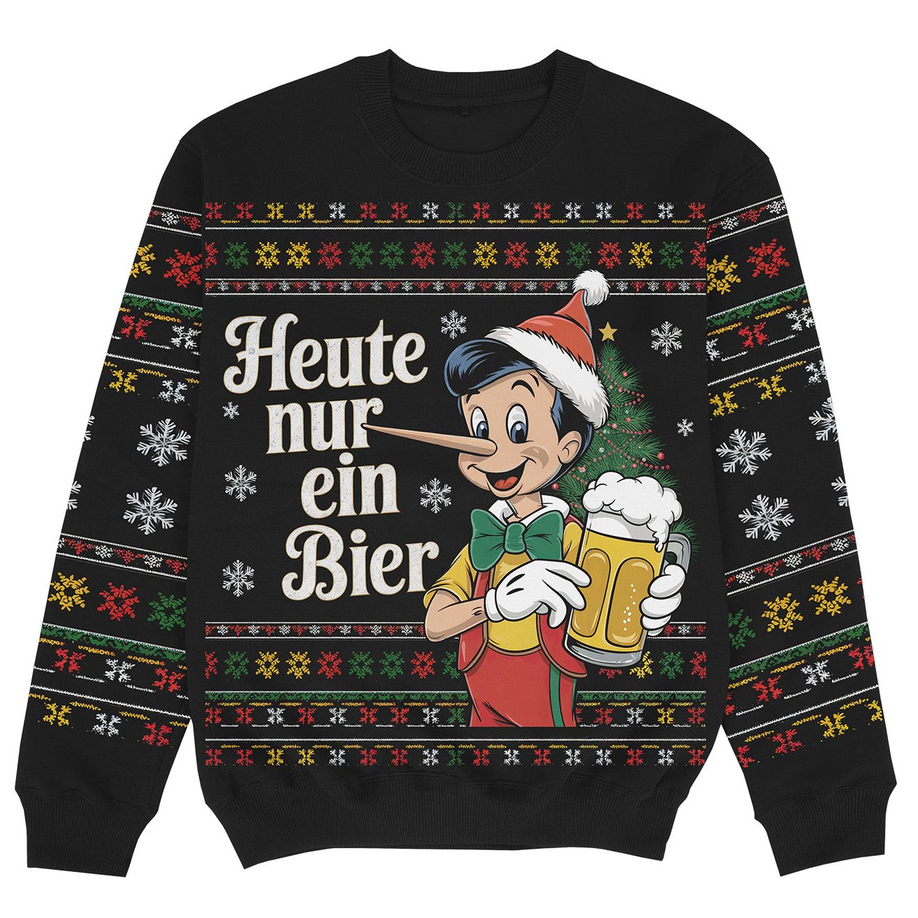 HEUTE NUR EIN BIER - Christmas Ugly Sweater