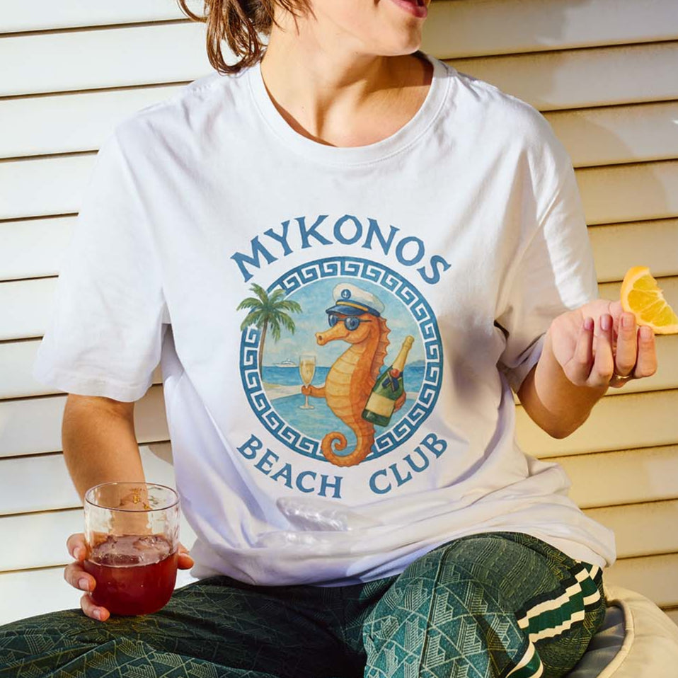 MYKONOS BEACH CLUB - Premium Shirt Unisex