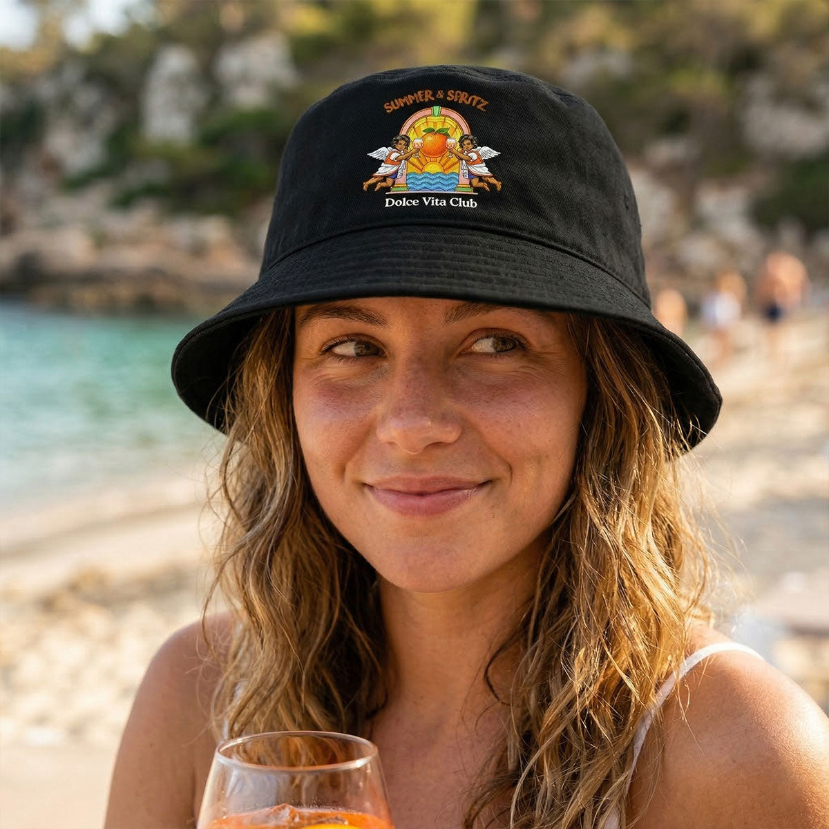 SUMMER AND SPRITZ DOLCE VITA CLUB - Bucket Hat