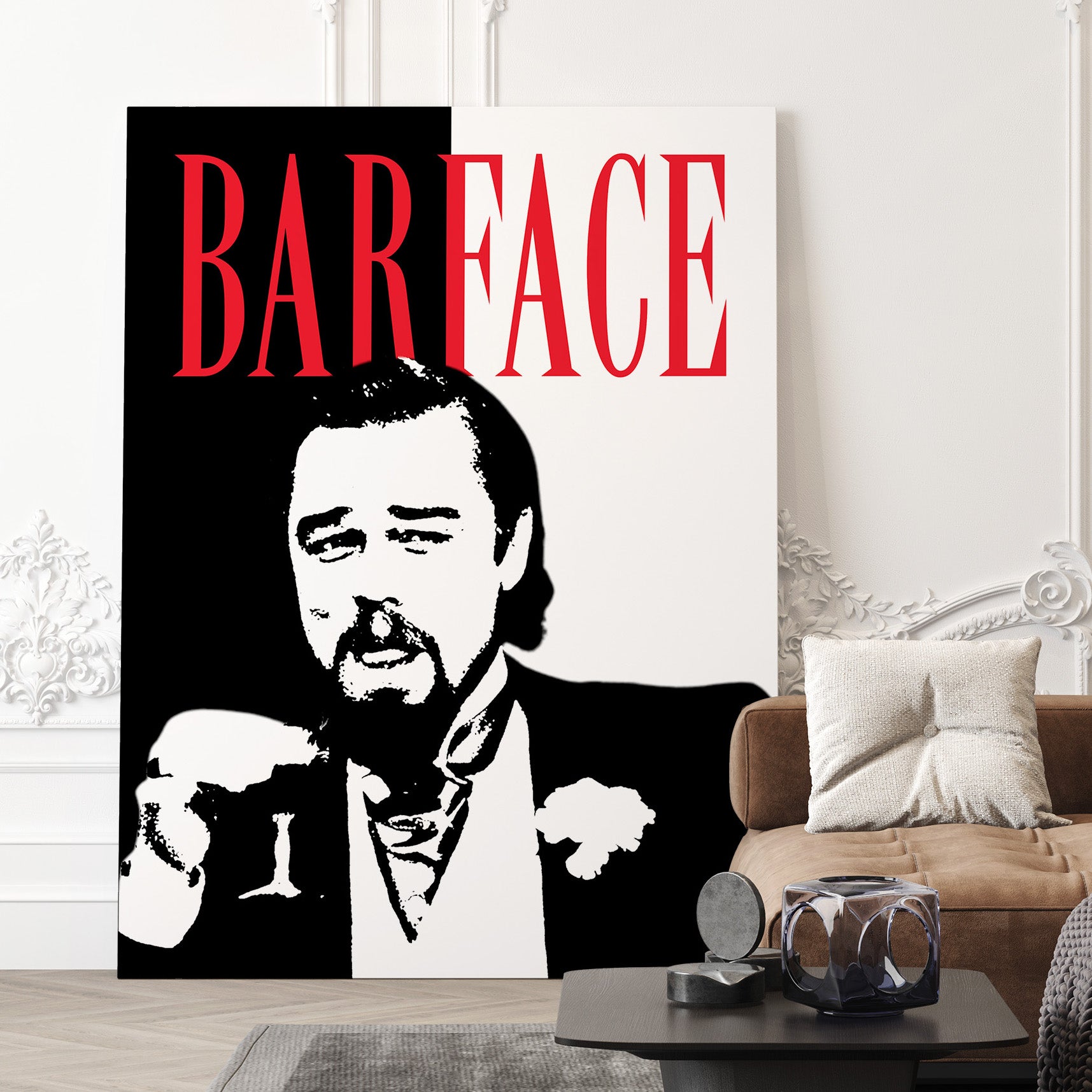 BARFACE - Premium Leinwand