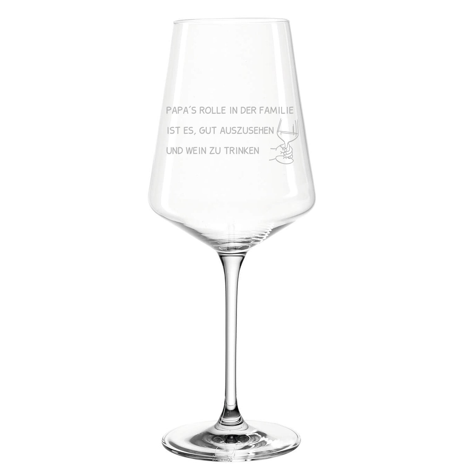 PAPA'S ROLLE - Premium Weinglas