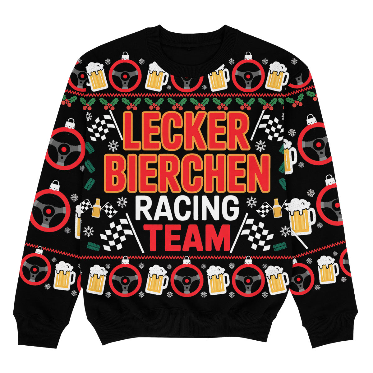 LECKER BIERCHEN RACING TEAM - Christmas Ugly Sweater