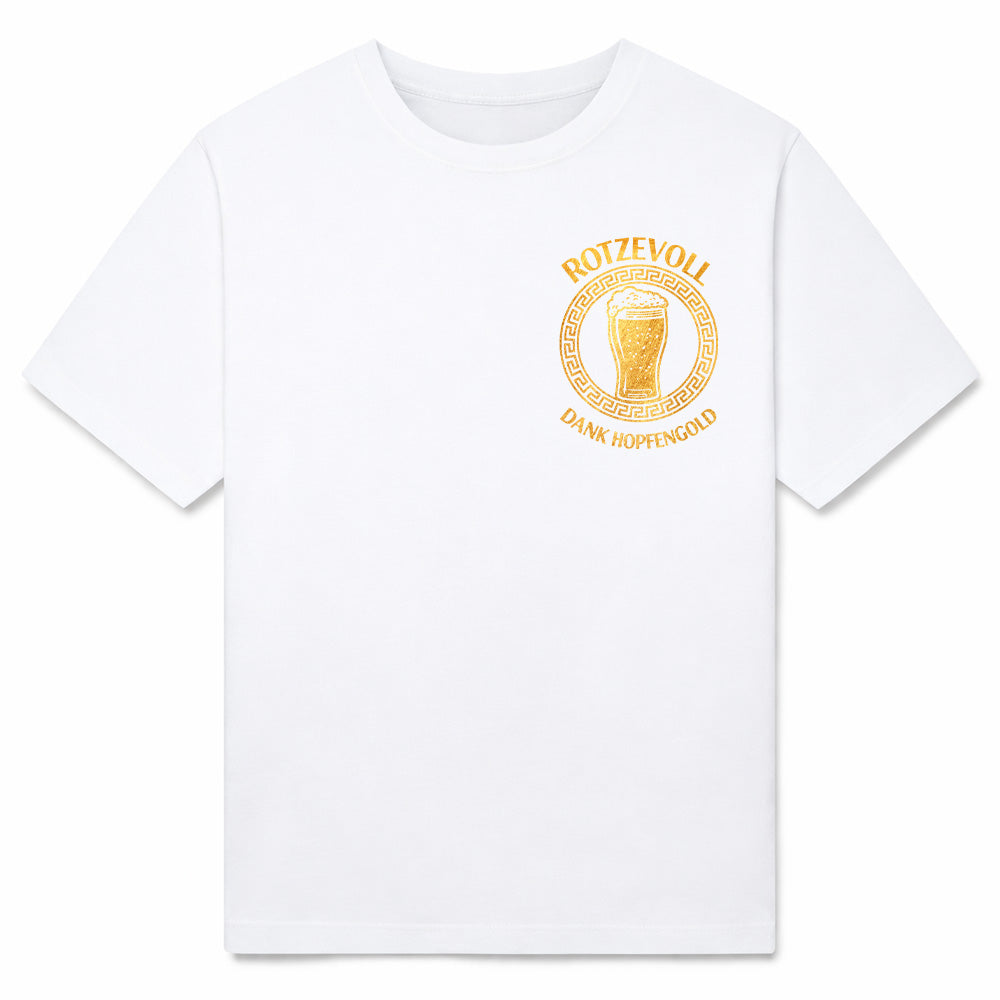 ROTZEVOLL DANK HOPFENGOLD - Premium T-Shirt