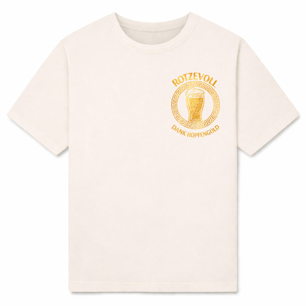 ROTZEVOLL DANK HOPFENGOLD - Premium T-Shirt