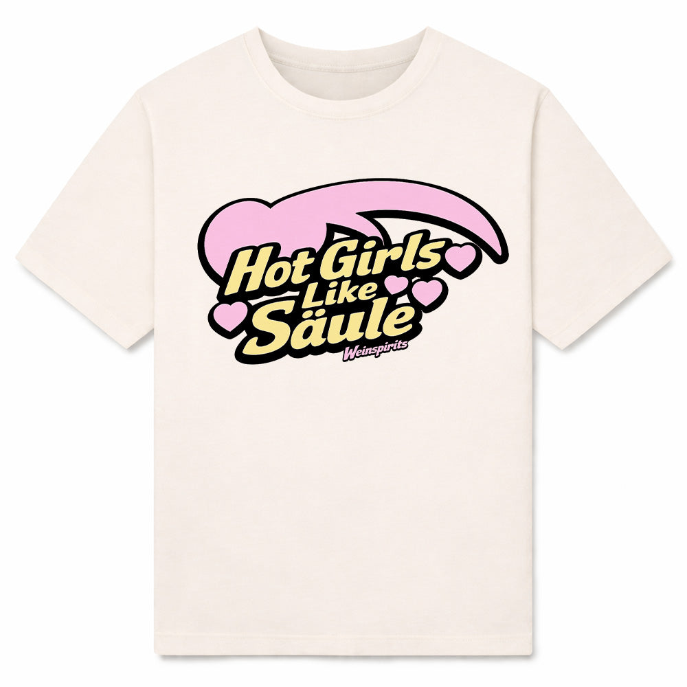 HOT GIRLS LIKE SÄULE - Premium T-Shirt Unisex