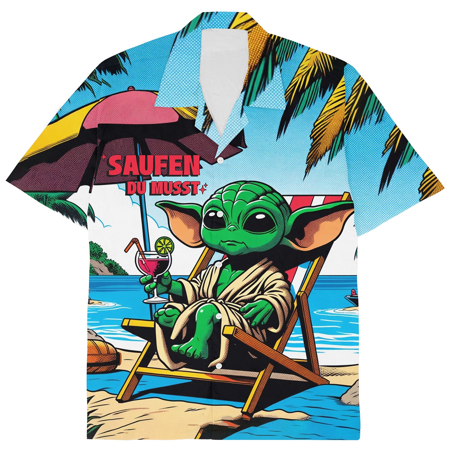 SAUFEN DU MUSST - Hawaiihemd