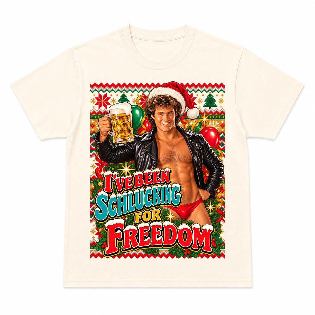 SCHLUCKING FOR FREEDOM - T-Shirt Premium Unisexe