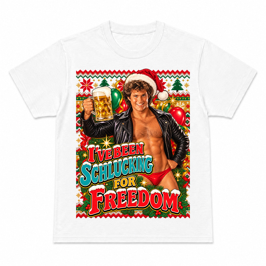 SCHLUCKING FOR FREEDOM - T-Shirt Premium Unisexe