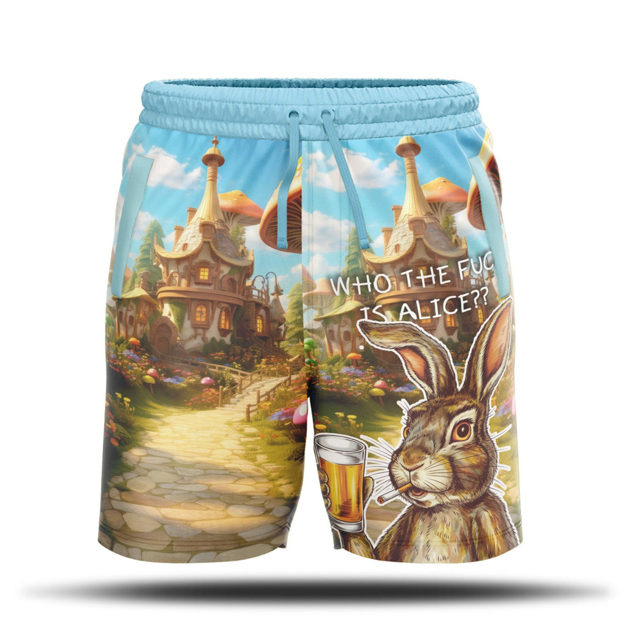 WHO IS ALICE - Fullprint Badeshort
