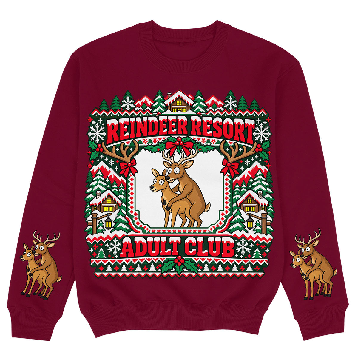 REINDEER RESORT - Sudadera Premium