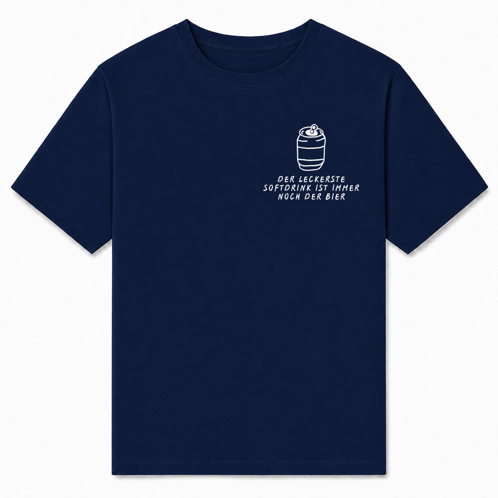 SOFTDRINK BIER BRUSTDRUCK - Premium T-Shirt Unisex