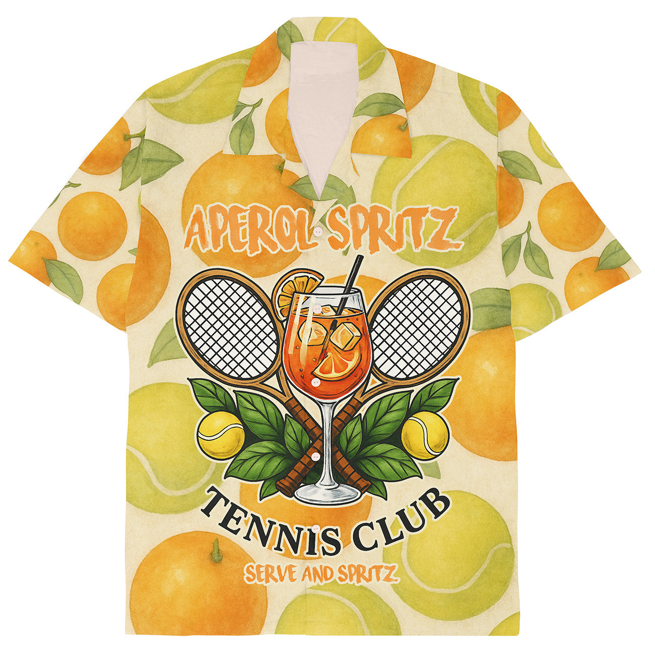 APEROL SPRITZ TENNIS CLUB - Hawaiihemd