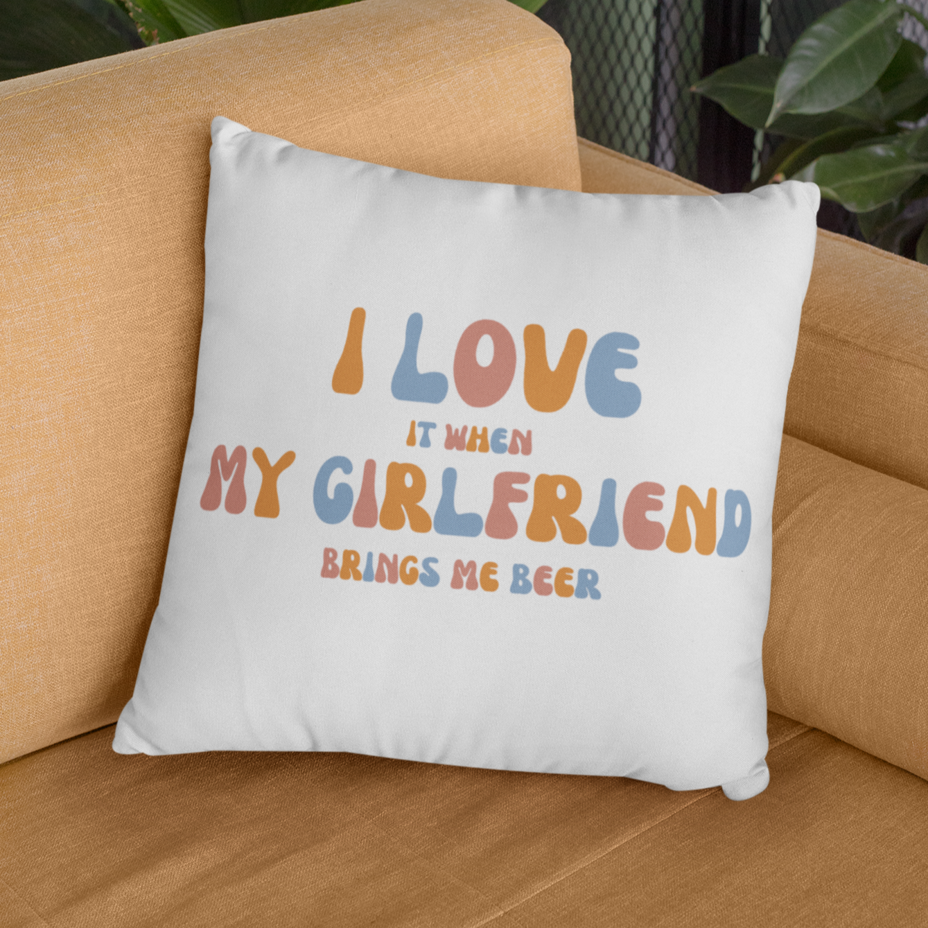 I LOVE MY GIRLFRIEND - Kissen