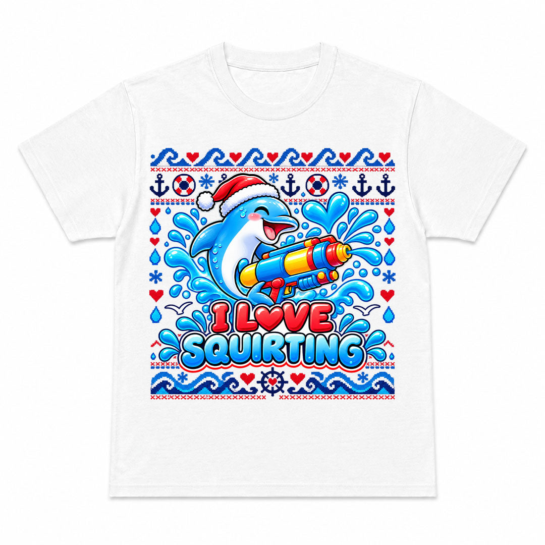 I LOVE SQUIRTING CHRISTMAS - Christmas Tee