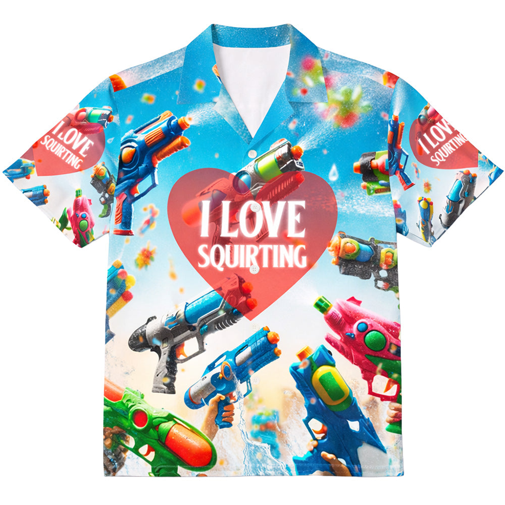 I LOVE SQUIRTING - Premium Hawaiihemd