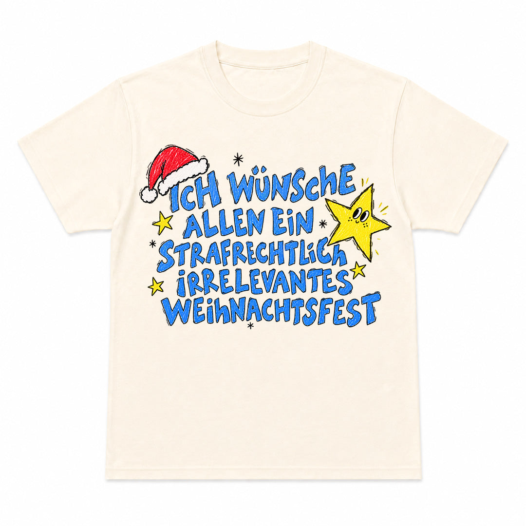 STRAFRECHTLICH IRRELEVANTES WEIHNACHTSFEST - T-Shirt Premium Unisex