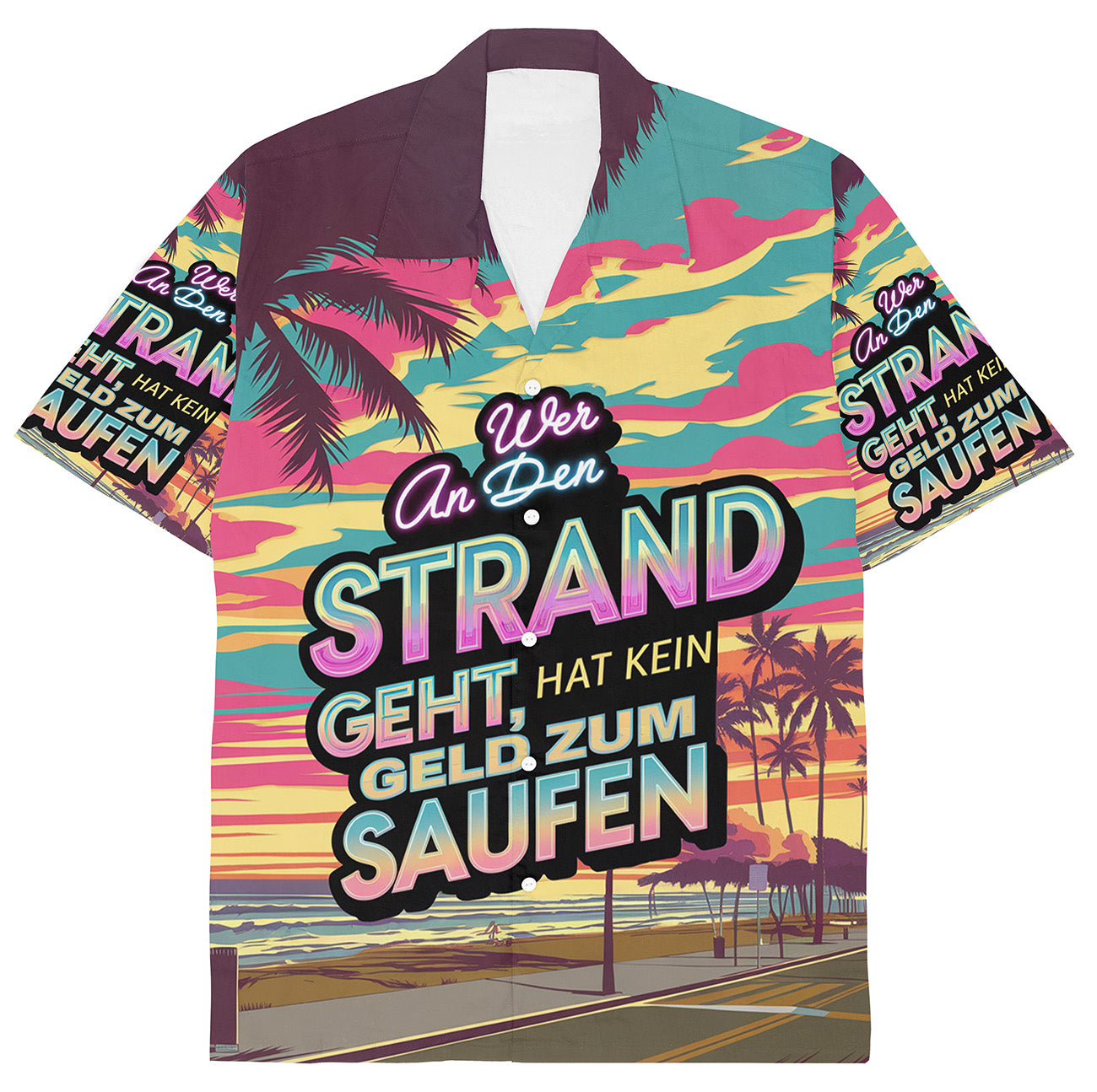 KEIN GELD ZUM SAUFEN - Hawaiihemd