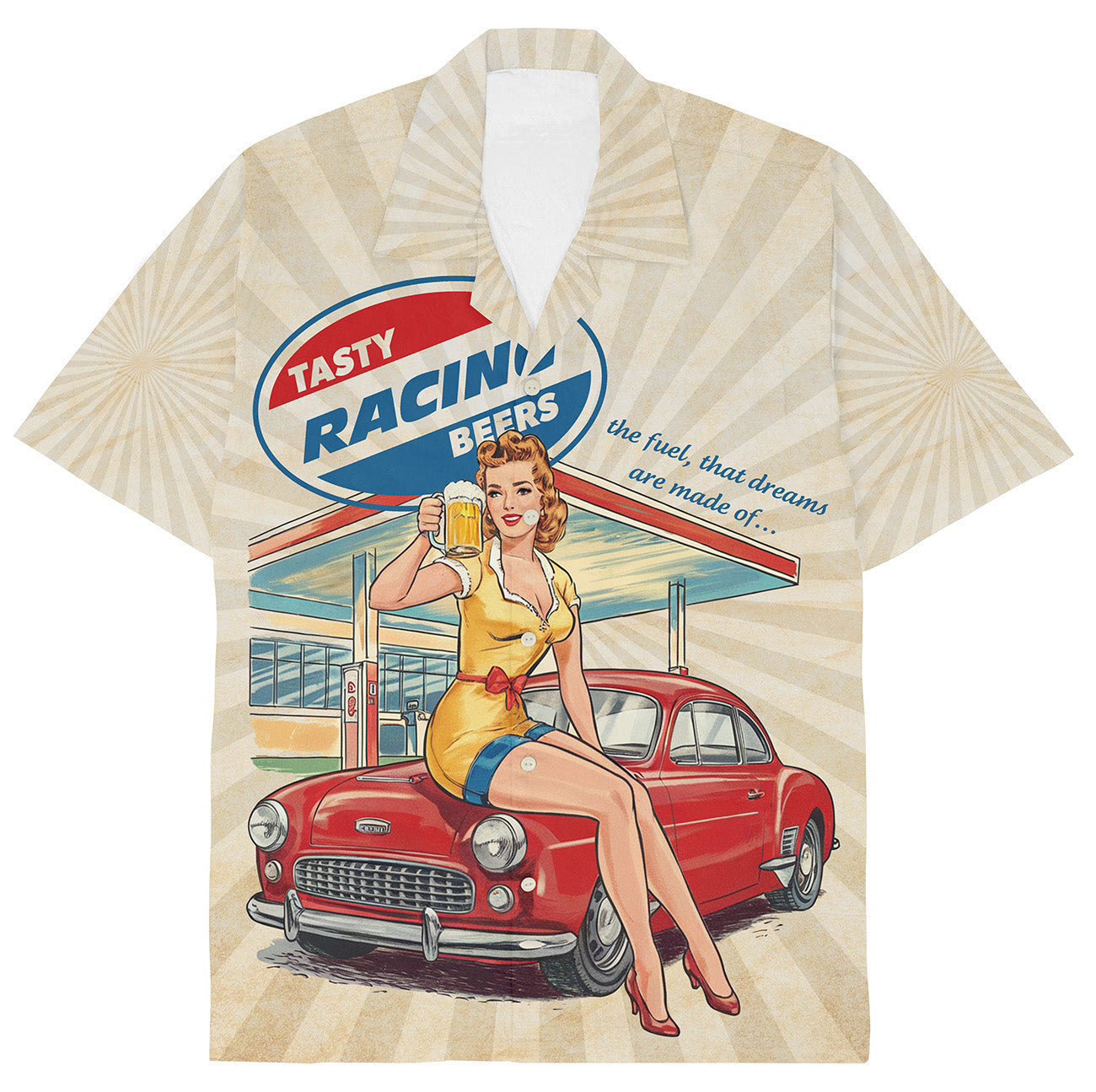 TASTY BEERS RACING - Hawaiihemd