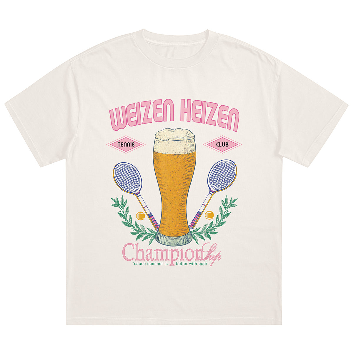 WEIZEN HEIZEN TENNIS CLUB - Premium Shirt Unisex