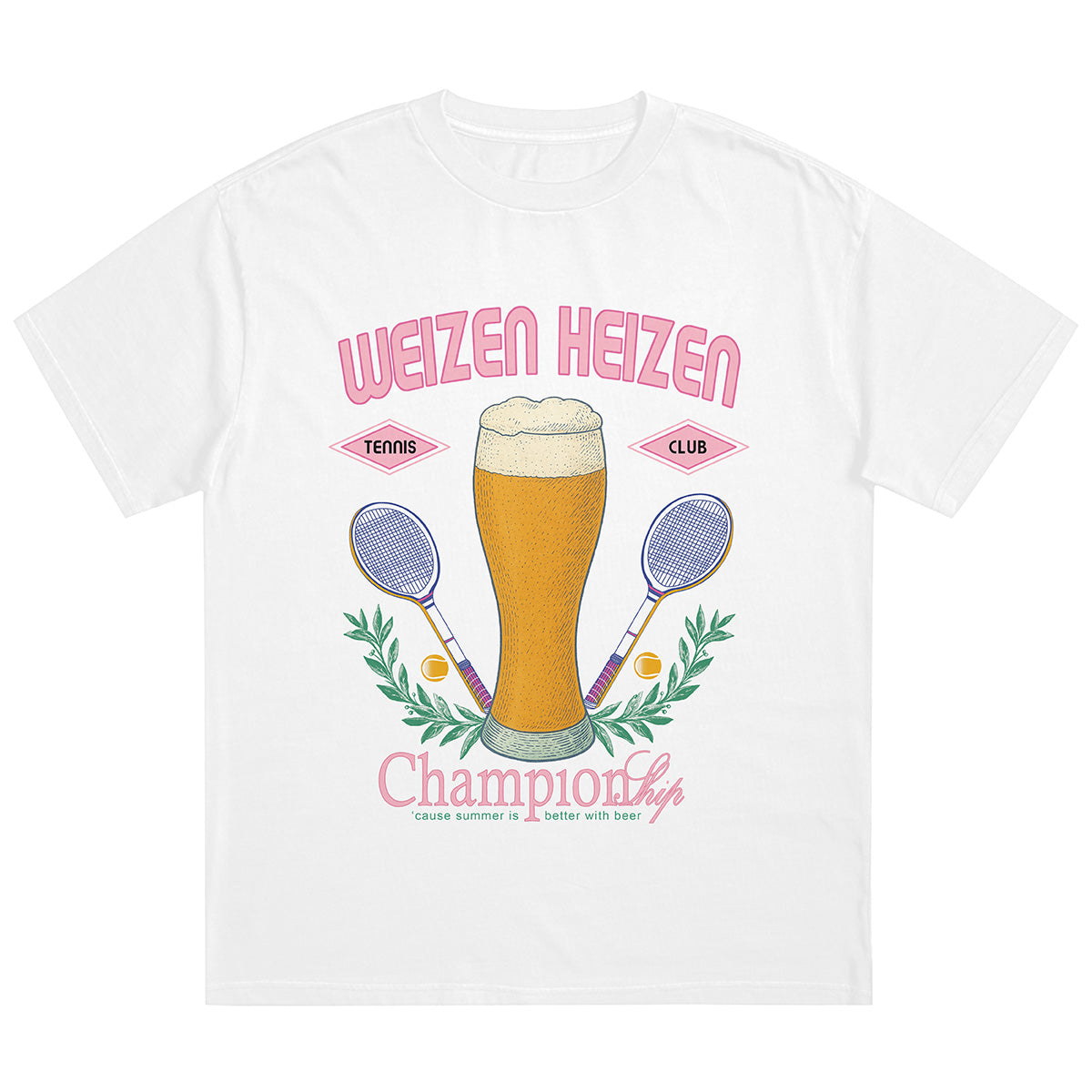 WEIZEN HEIZEN TENNIS CLUB - Premium Shirt Unisex