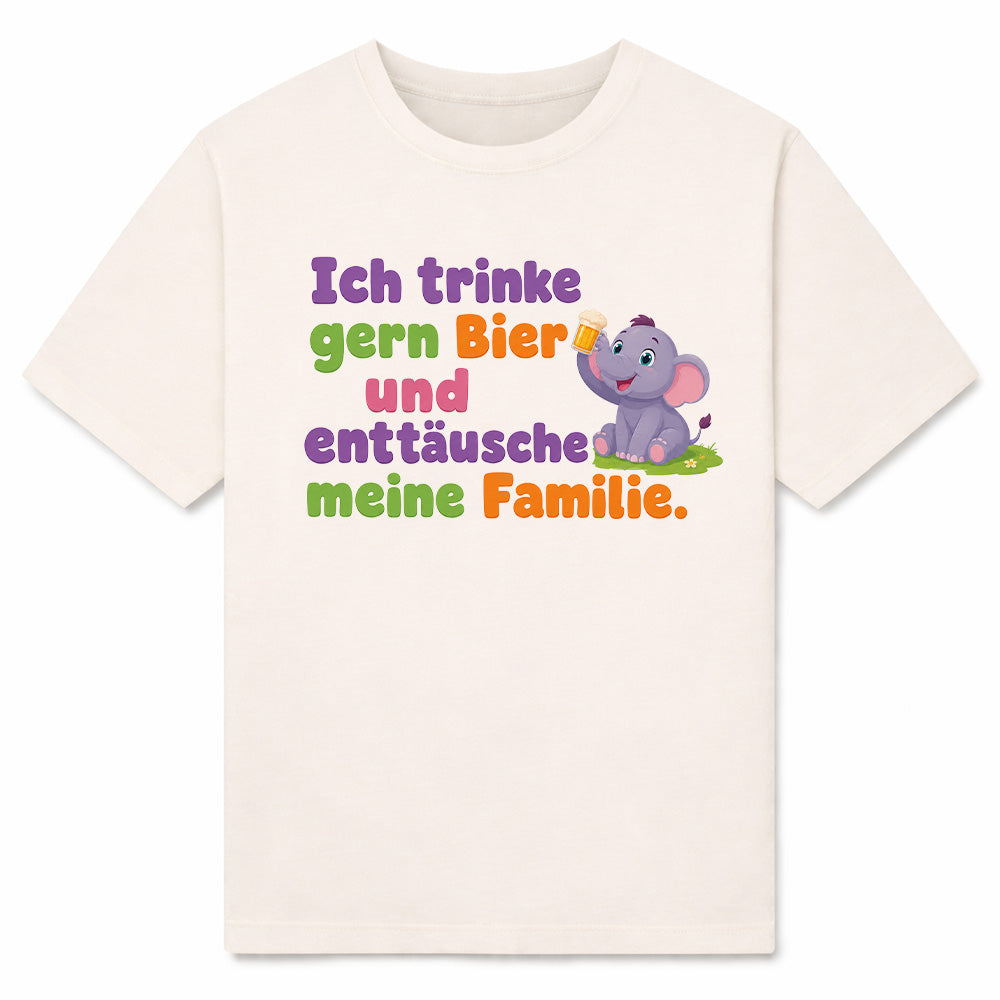ICH TRINKE GERN BIER - Premium T-Shirt Unisex