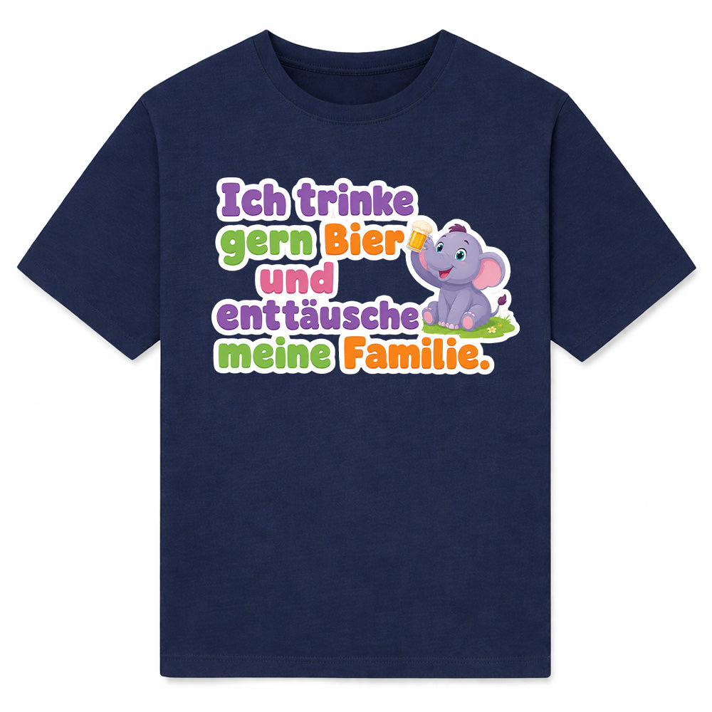ICH TRINKE GERN BIER - Premium T-Shirt Unisex