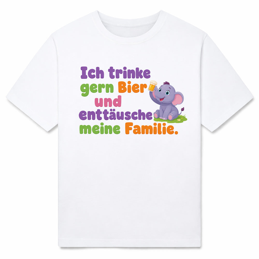 ICH TRINKE GERN BIER - Premium T-Shirt Unisex