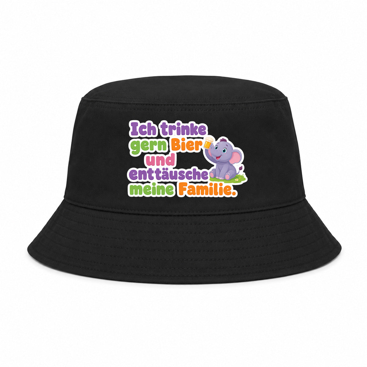 ICH TRINKE GERN BIER - Premium Bucket Hat