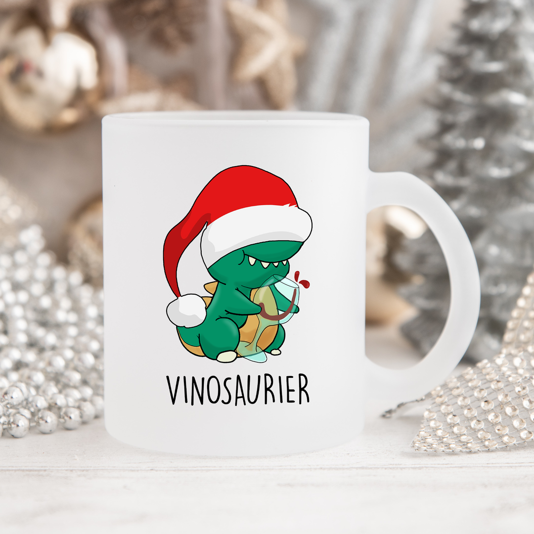 VINOSAURIER CHRISTMAS - Satinierte Tasse