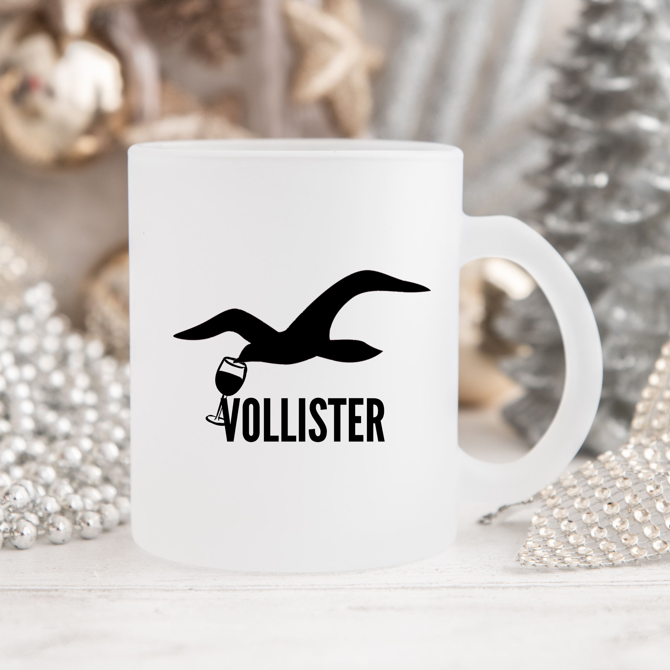 VOLLISTER - Glastasse satiniert