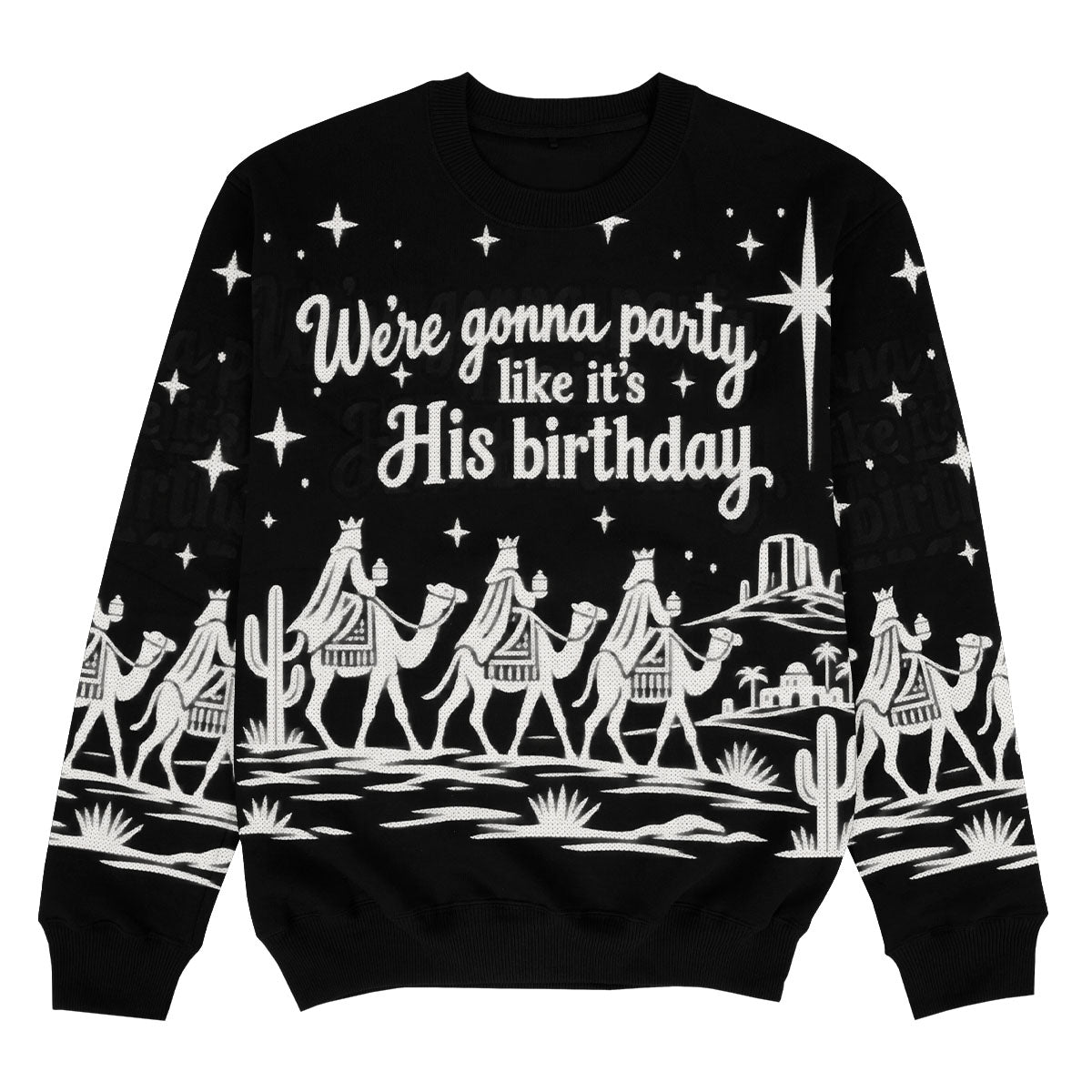 WE'RE GONNA PARTY - Signature Kersttrui