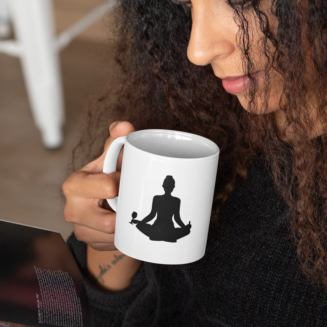 yoga - Tasse - Weinspirits