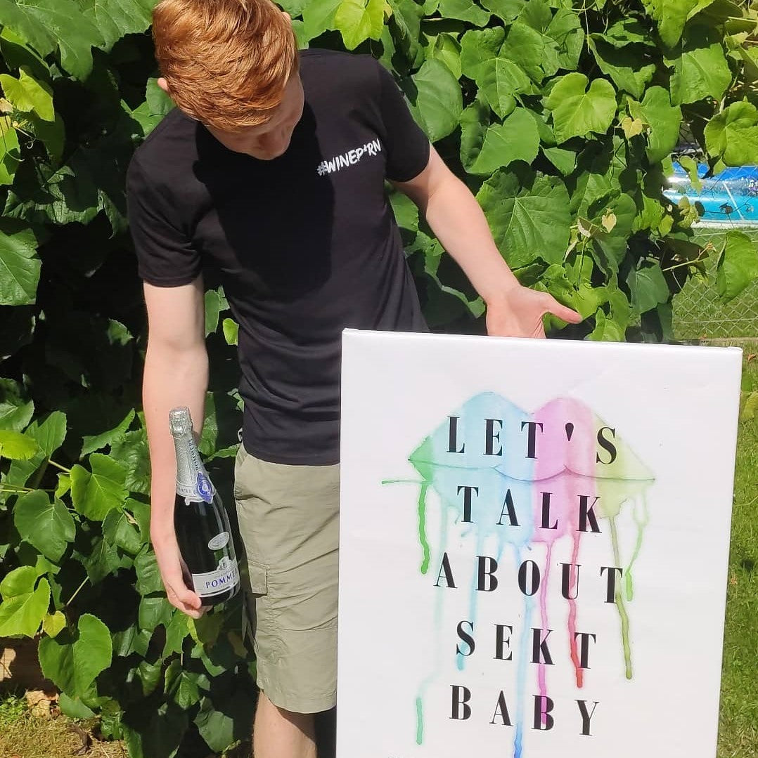 Let's talk about - Premium Poster 3:4 - Weinspirits