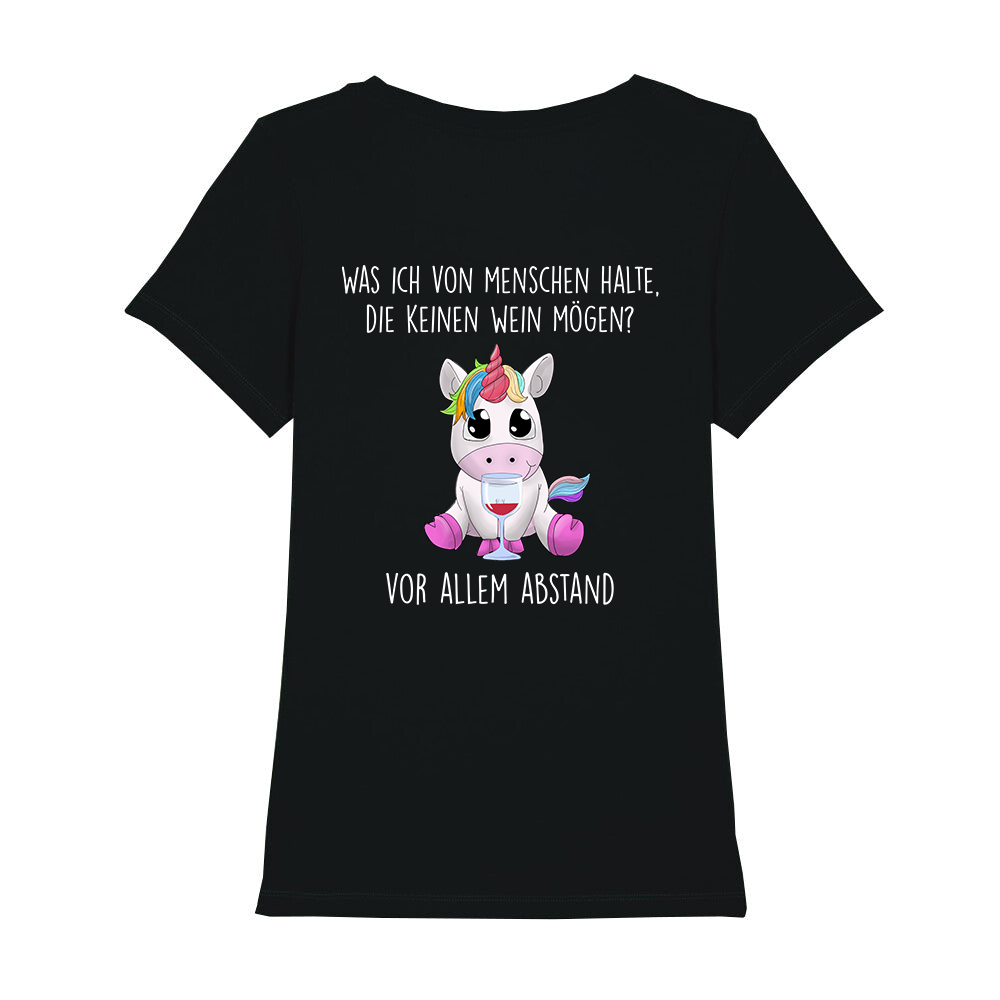 ABSTAND EINHORN - Premium Shirt Damen - Weinspirits