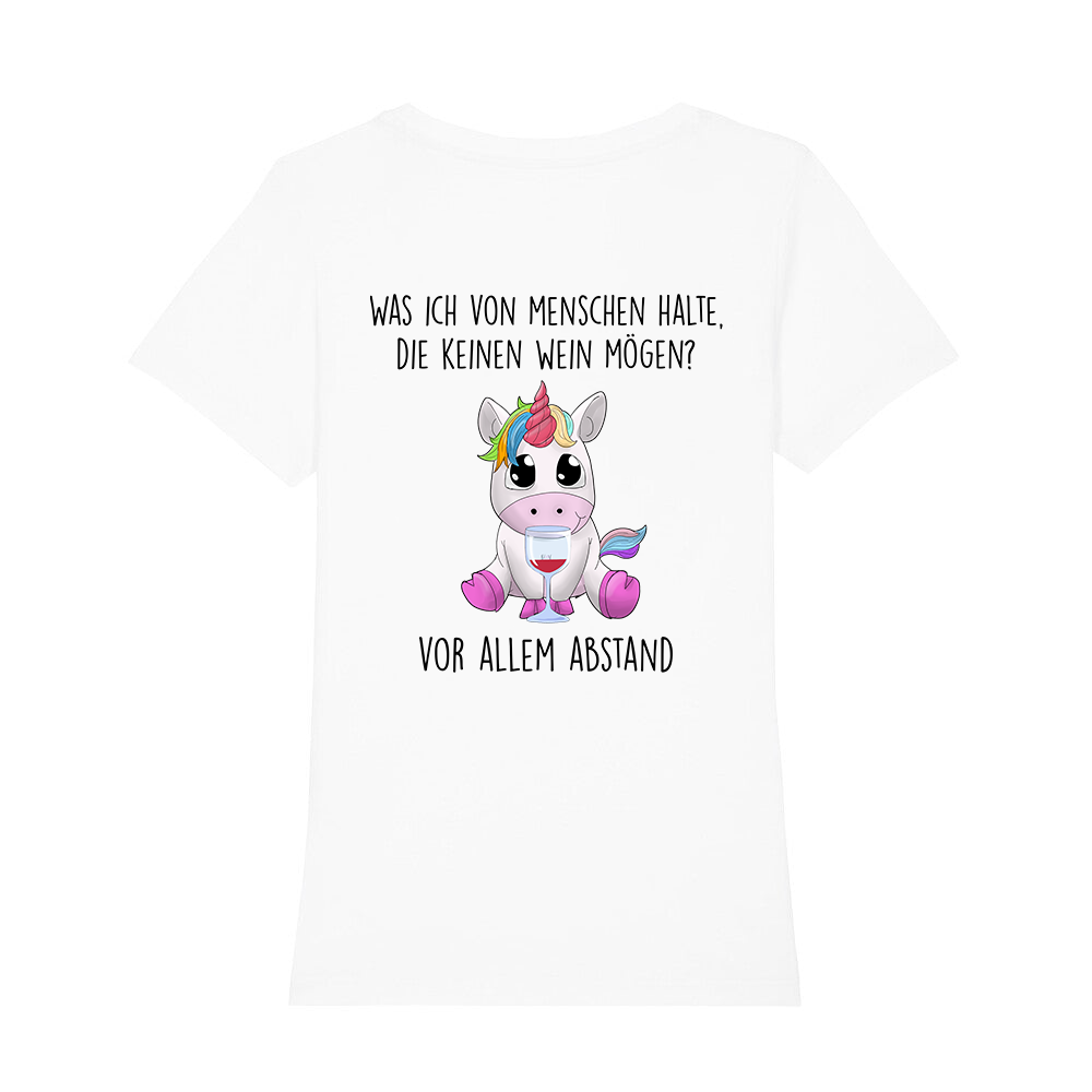 ABSTAND EINHORN - Premium Shirt Damen - Weinspirits