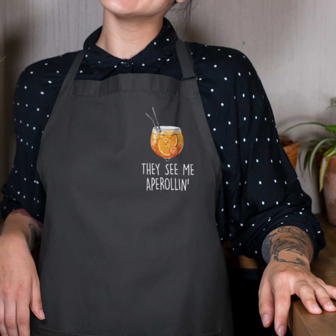 APEROLLIN - Premium Kochschürze - Weinspirits