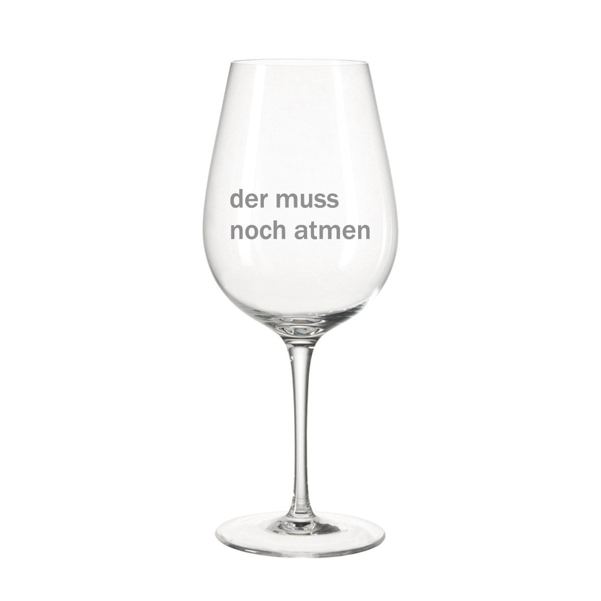 der muss noch atmen - Premium Weinglas - Weinspirits