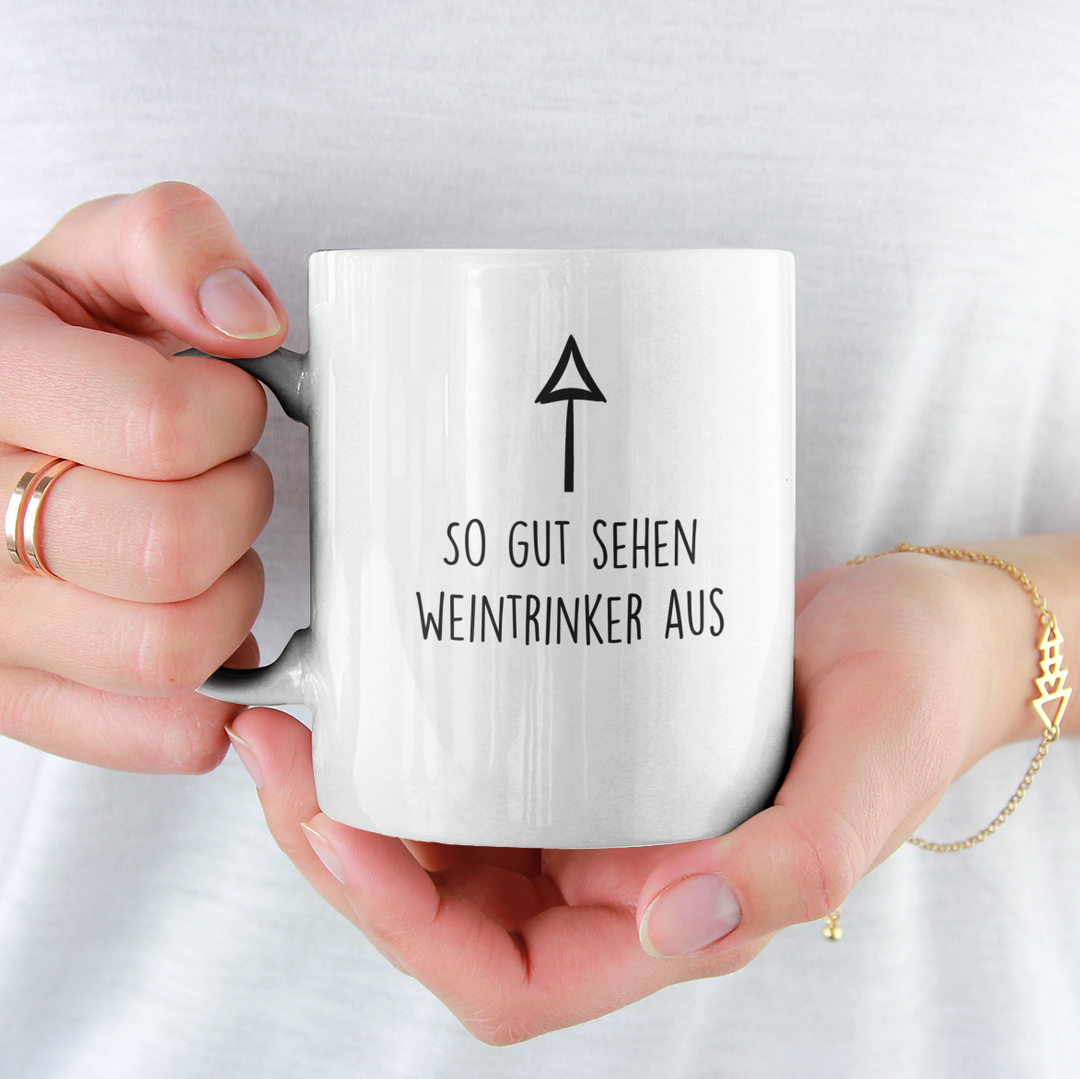 So gut sehen Weintrinker aus - Tasse - Weinspirits