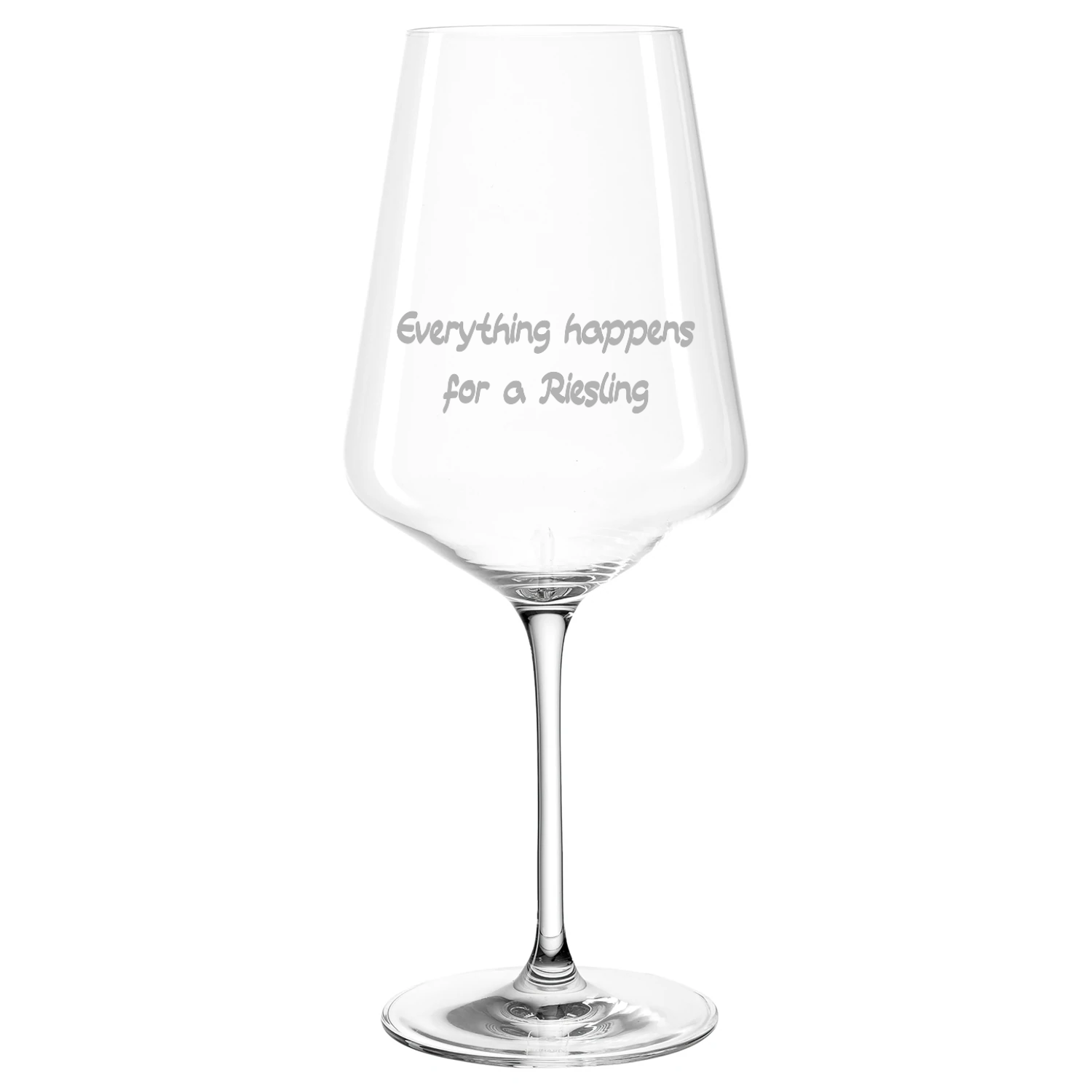 EVERYTHING HAPPENS FOR A RIESLING - Premium Weinglas - Weinspirits