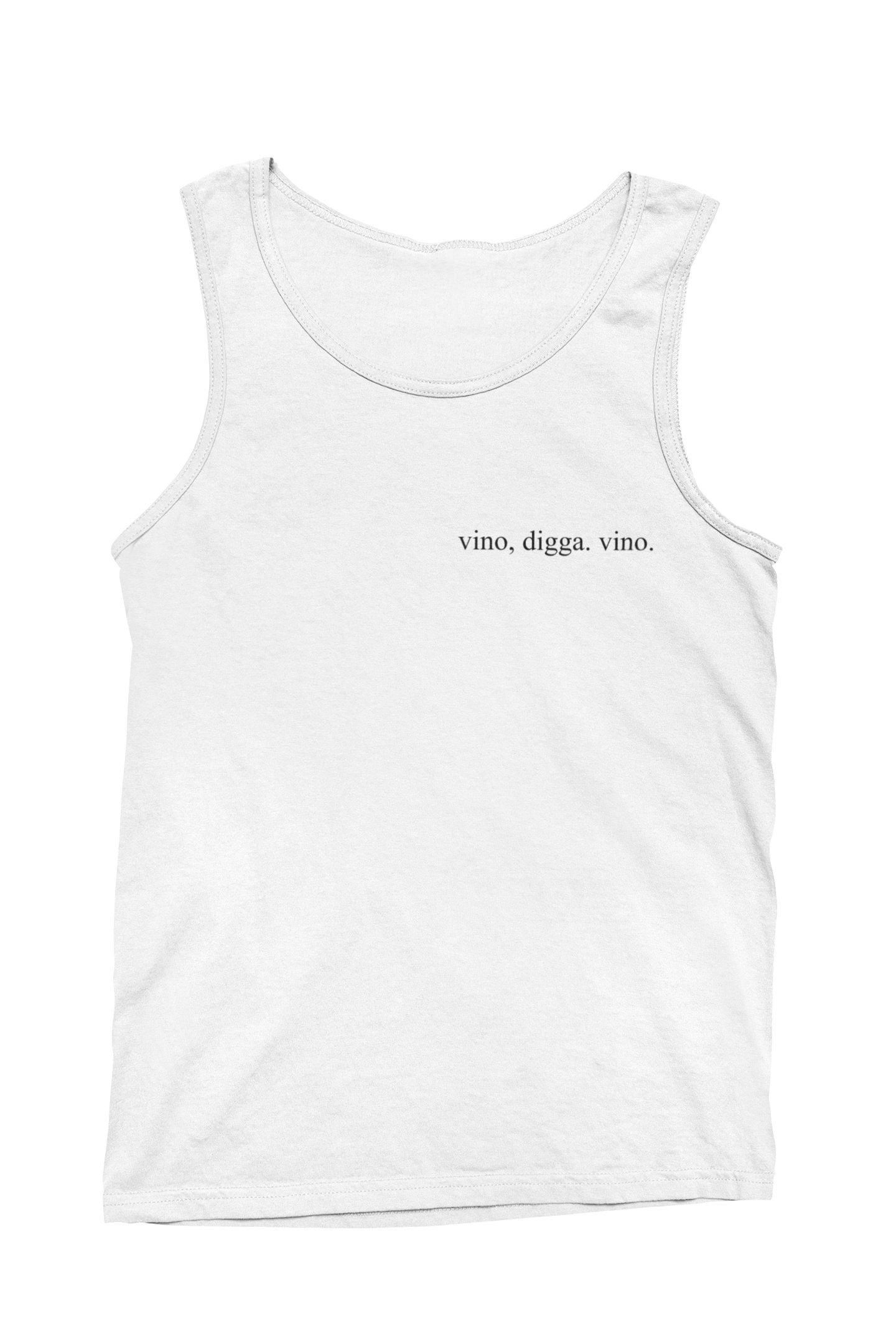 vino, digga - Premium Tanktop Herren - Weinspirits