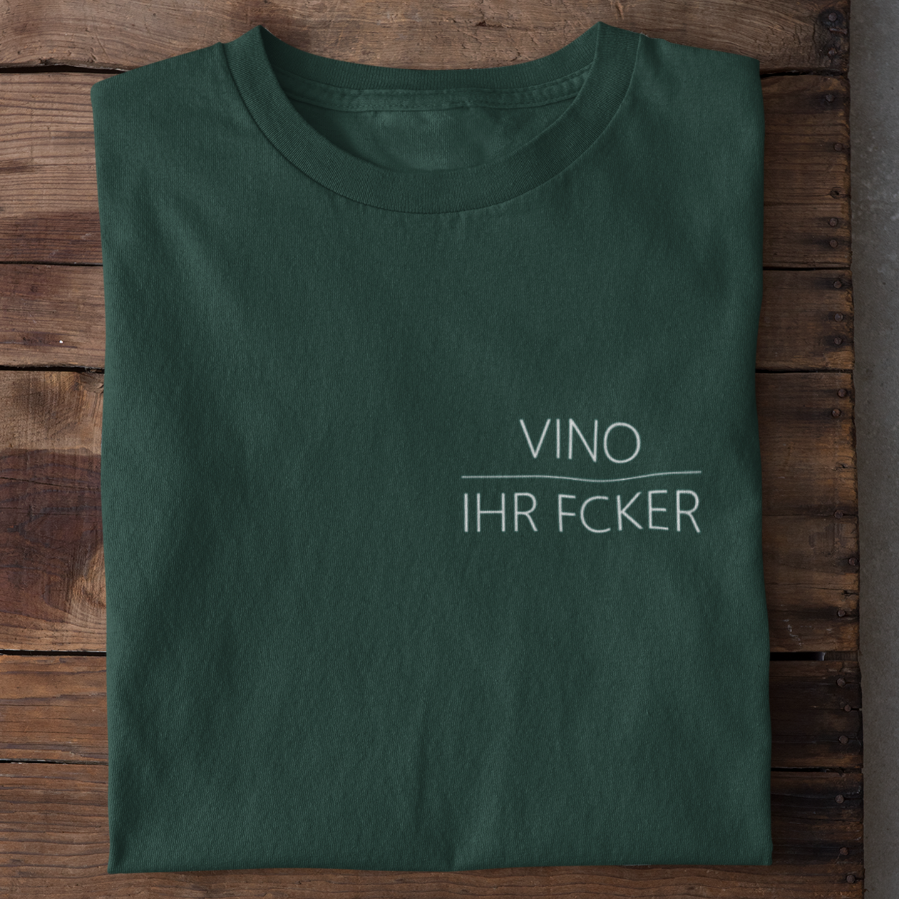 Vino, ihr Fcker - Bio Shirt Herren - Weinspirits