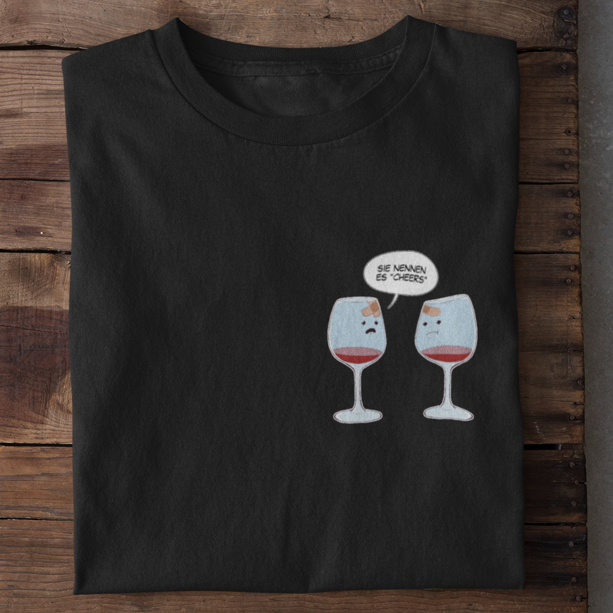 CHEERS - Bio Shirt Herren - Weinspirits