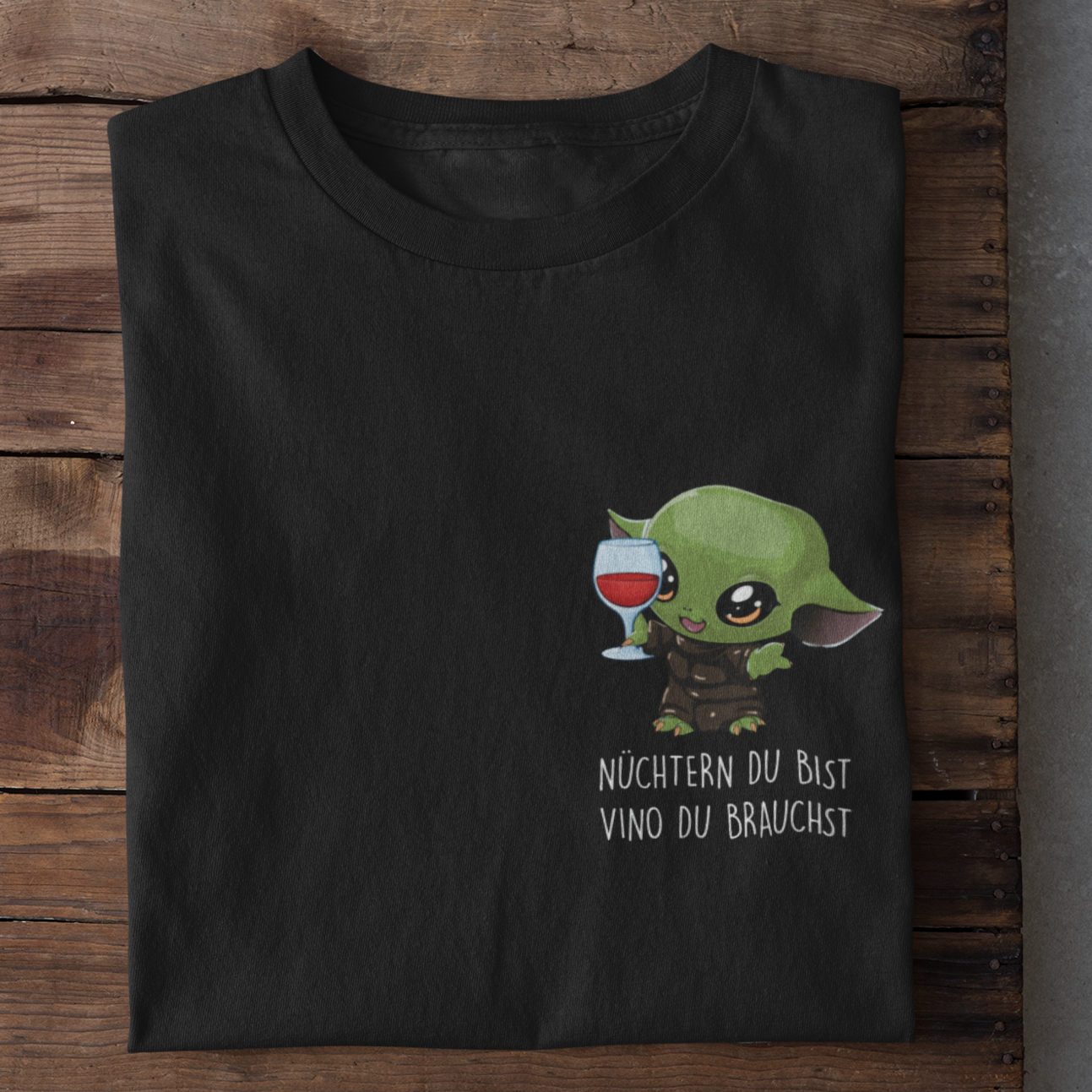 NÜCHTERN DU BIST - Bio Shirt Herren - Weinspirits