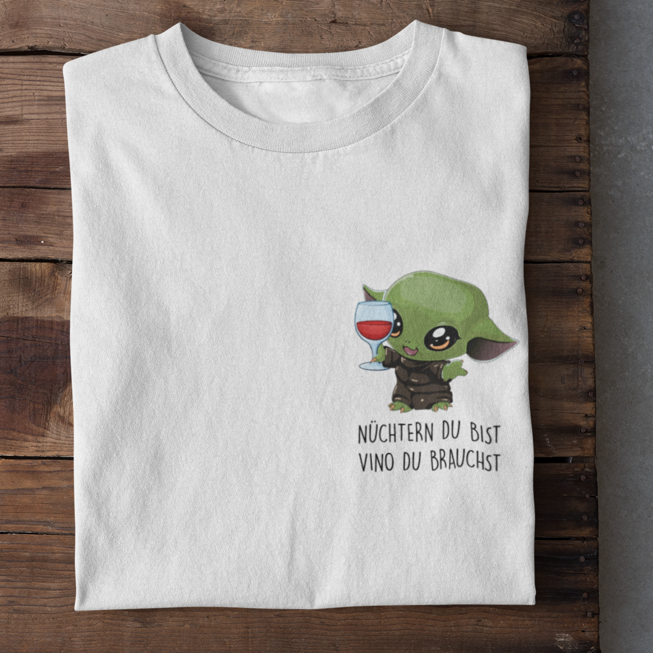 NÜCHTERN DU BIST - Bio Shirt Herren - Weinspirits