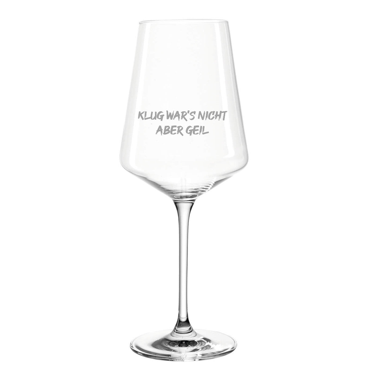 KLUG - Premium Weinglas graviert - Weinspirits
