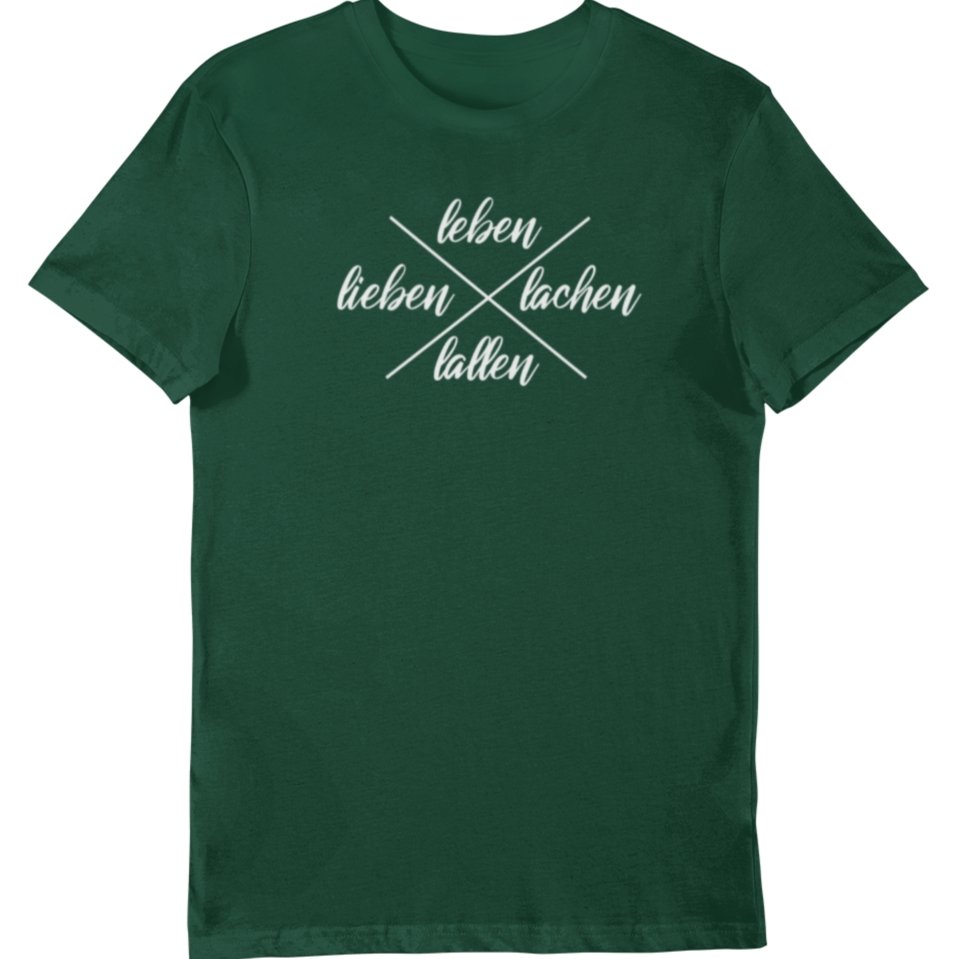 Leben, lieben, lachen, lallen - Bio Shirt Herren - Weinspirits