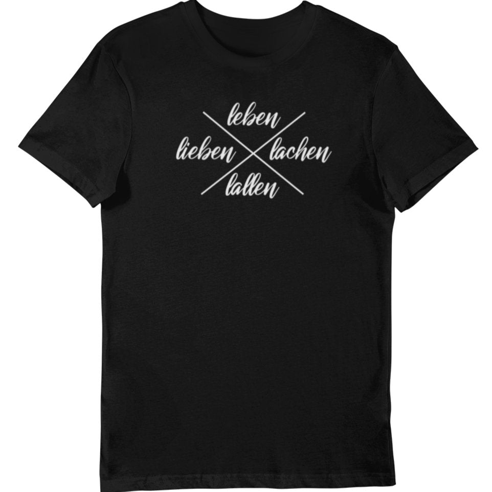 Leben, lieben, lachen, lallen - Bio Shirt Herren - Weinspirits