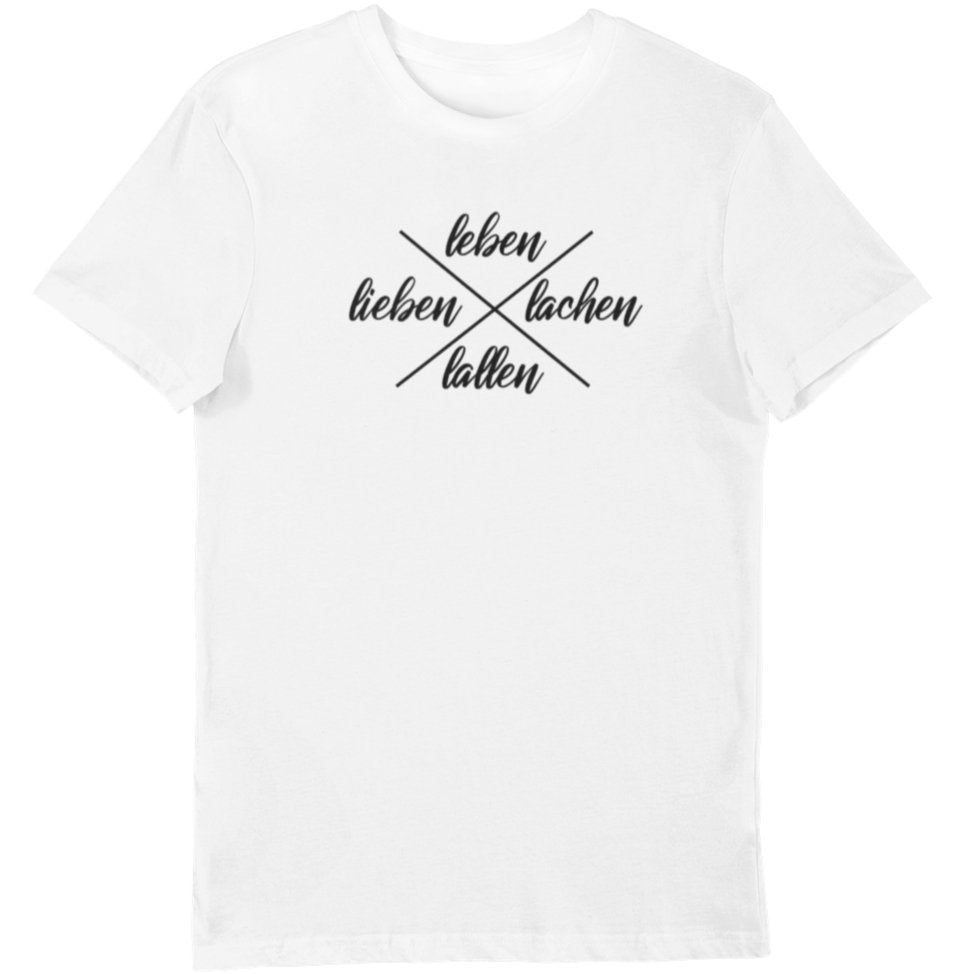 Leben, lieben, lachen, lallen - Bio Shirt Herren - Weinspirits