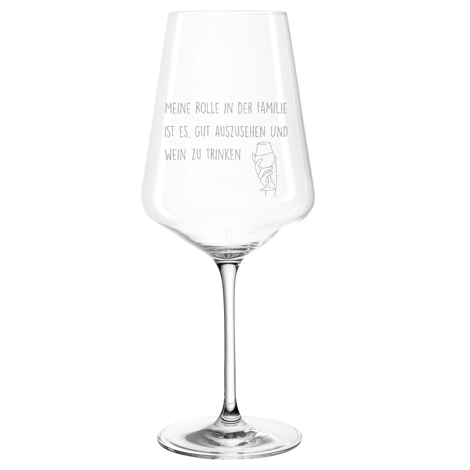 MEINE ROLLE - Premium Weinglas - Weinspirits
